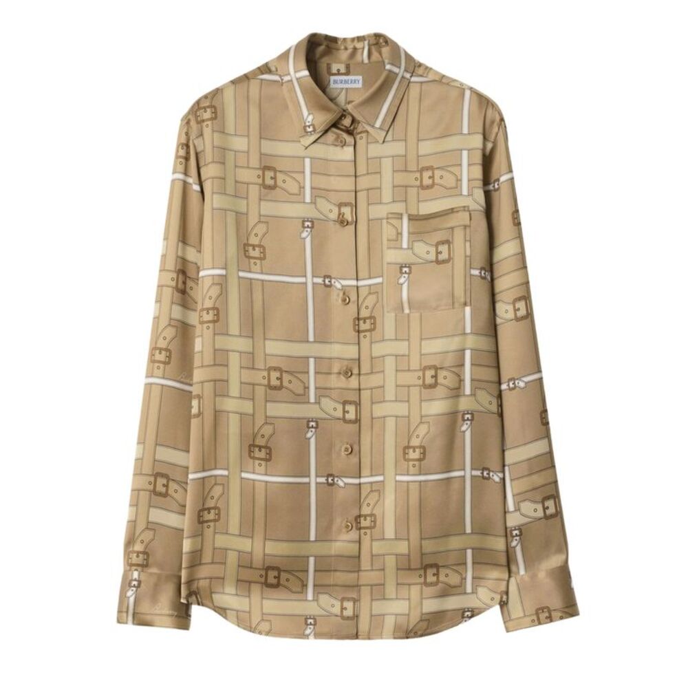 Burberry Neutrals Tops - Shirts Women